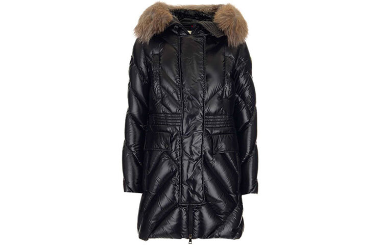 

Пуховик женский черный Moncler