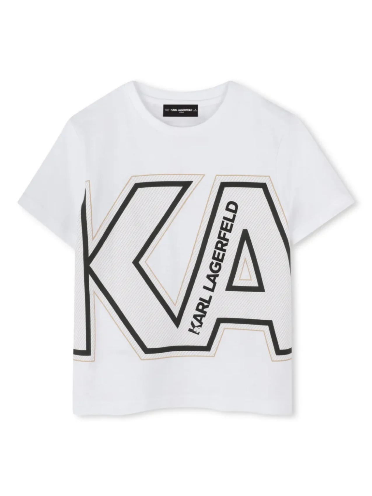 

Karl Lagerfeld Kids футболка с логотипом, белый