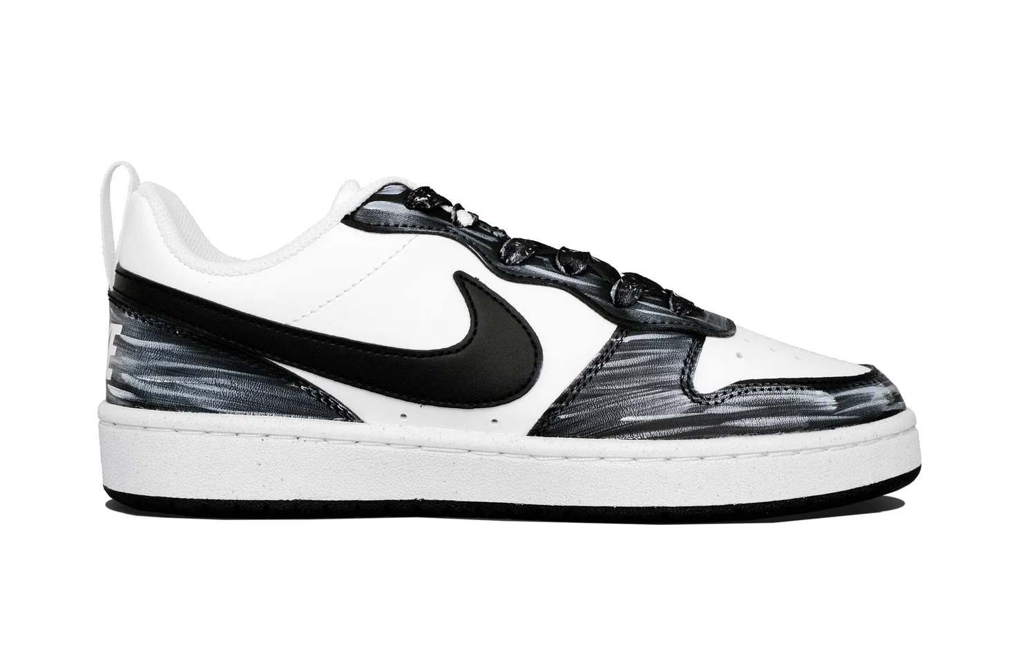 Кроссовки детские Nike Court Borough Van Gogh Starry Trail Black — фото 3