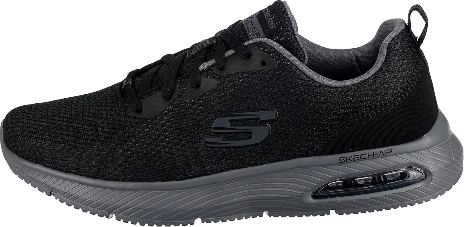 Кроссовки Skechers Herren Dyna-air, Black Mesh Charcoal Trim — фото 2