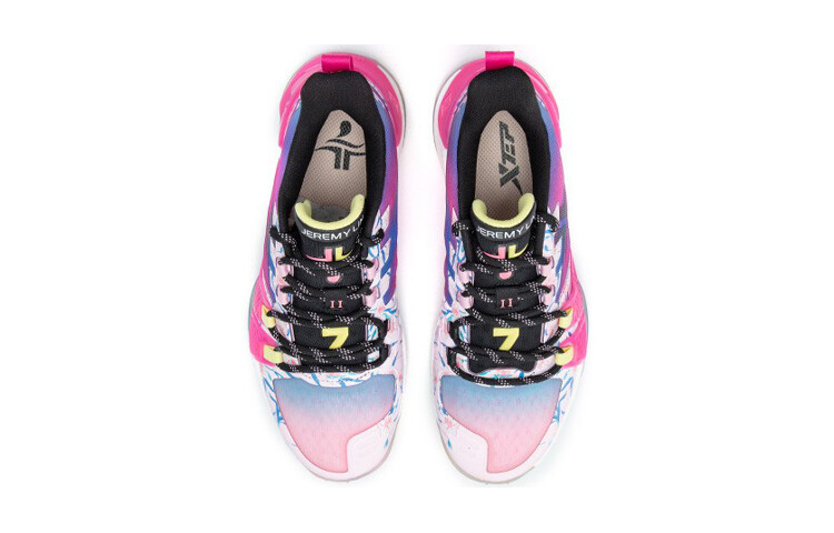 Баскетбольные кроссовки Jeremy Lin 2 Kids GS Low-top Light Pink Xtep — фото 3