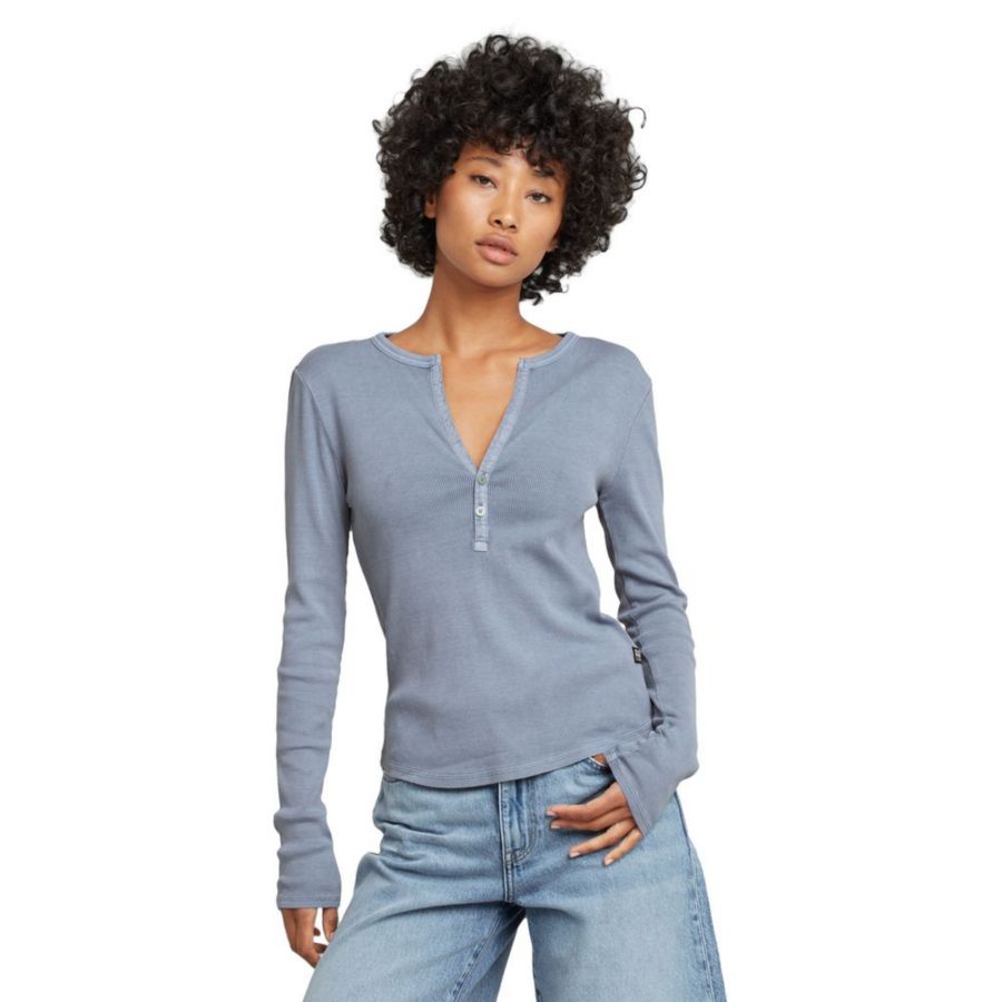 

Женская облегающая блузка с глубоким V-образным вырезом G-Star, Amann gd