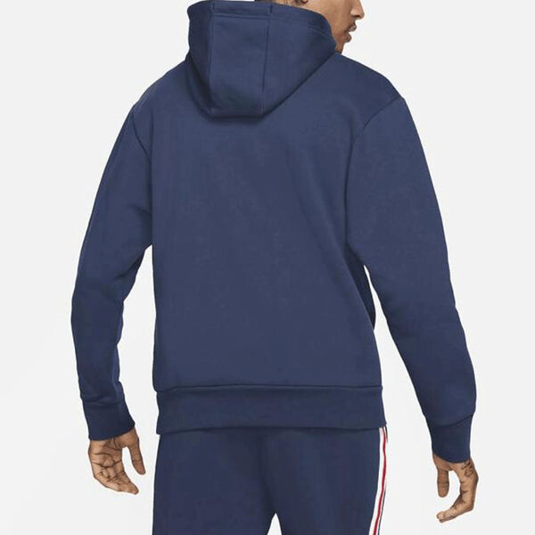 Толстовка Men's Air Jordan Paris Saint-Germain Team Logo Printing Sports Blue, синий — фото 4