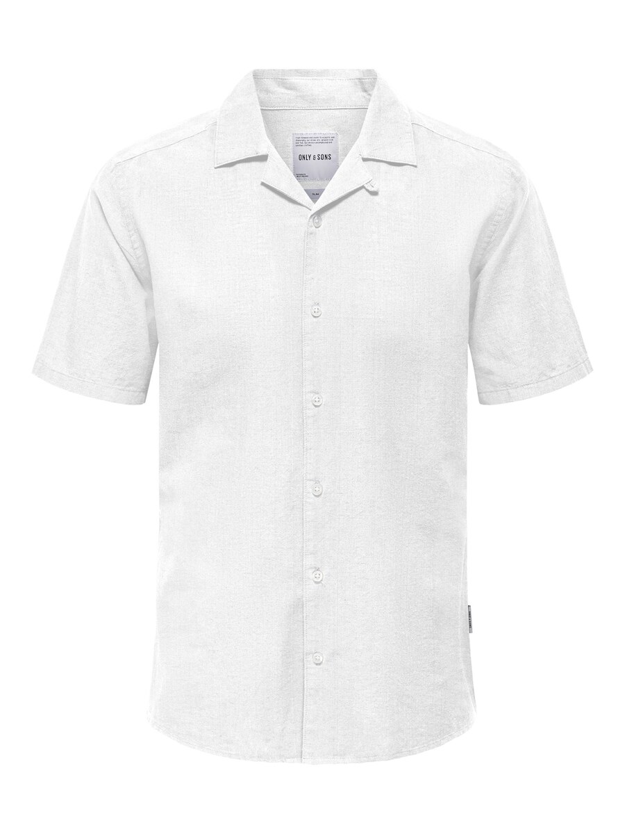 

Рубашка Slim Fit на пуговицах Only & Sons Cantley, белый