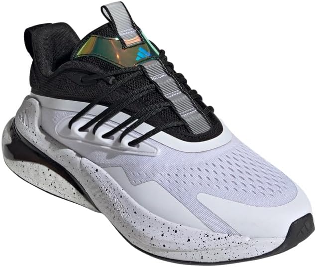 Кроссовки Adidas Унисекс-взрослые Alphaboost V2, белый/черный — фото 2