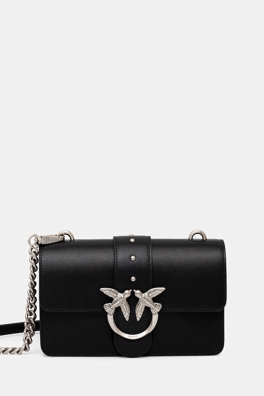 

Кожаная сумка Pinko, черный