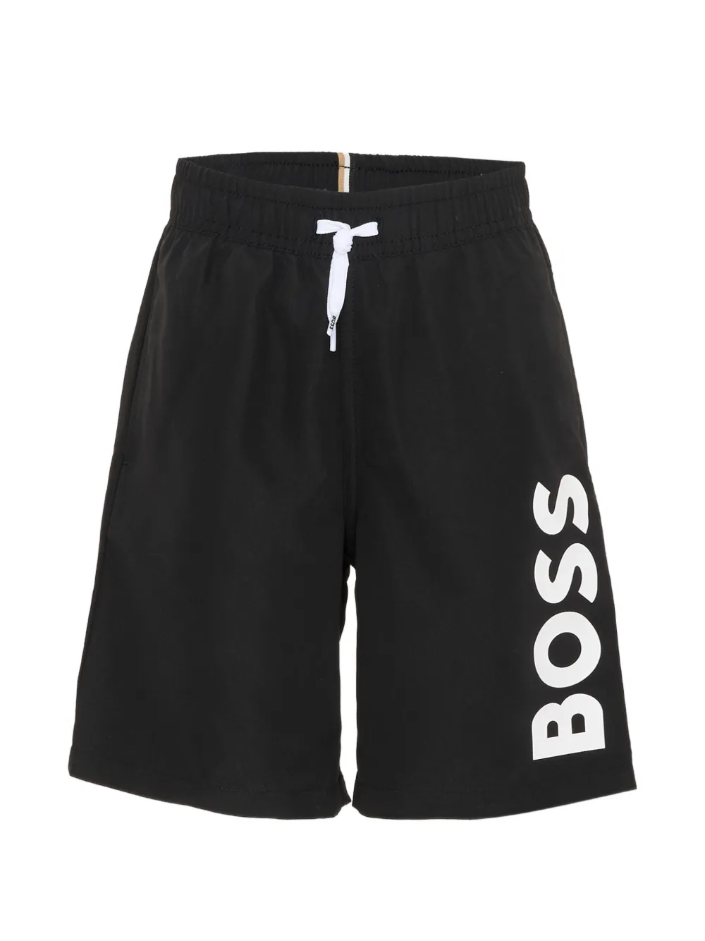 

Плавательные шорты на завязках Boss Kidswear, черный