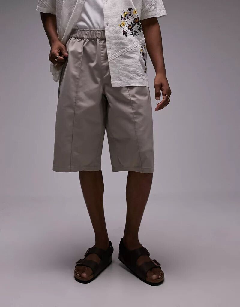 

Удлиненные шорты Topman с защипами