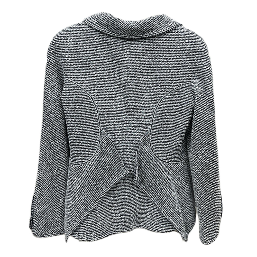 CHANEL Серый женский пиджак для делового костюма ранней весной, Gray — фото 4