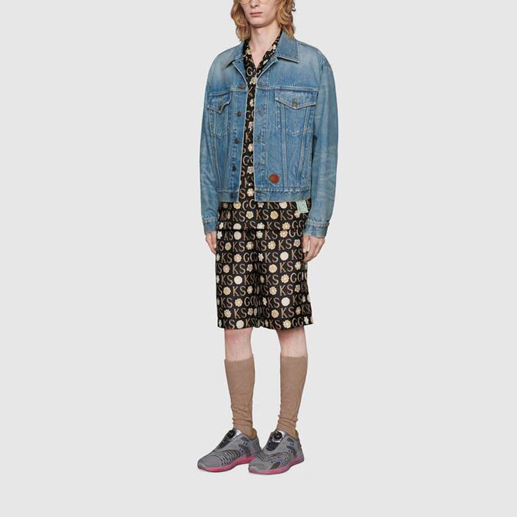 

Шорты мужские Gucci x Ken Scott, черный / коричневый