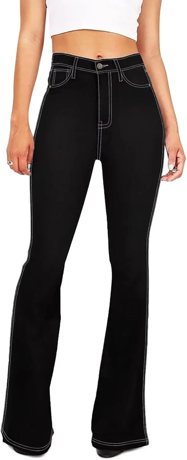 

KDF Flare Jeans для женщин, Bootcut, High Waisted