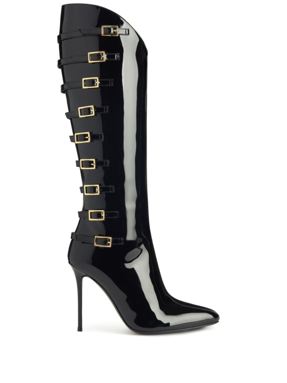 

Giuseppe Zanotti лакированные сапоги Patthi 105, черный