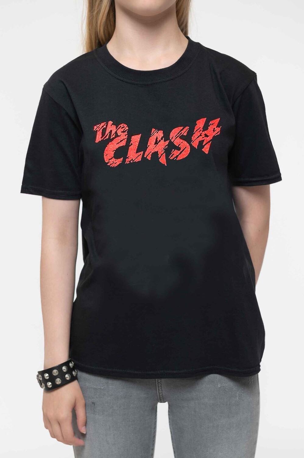 Классическая футболка с логотипом группы Clash, черный — фото 3