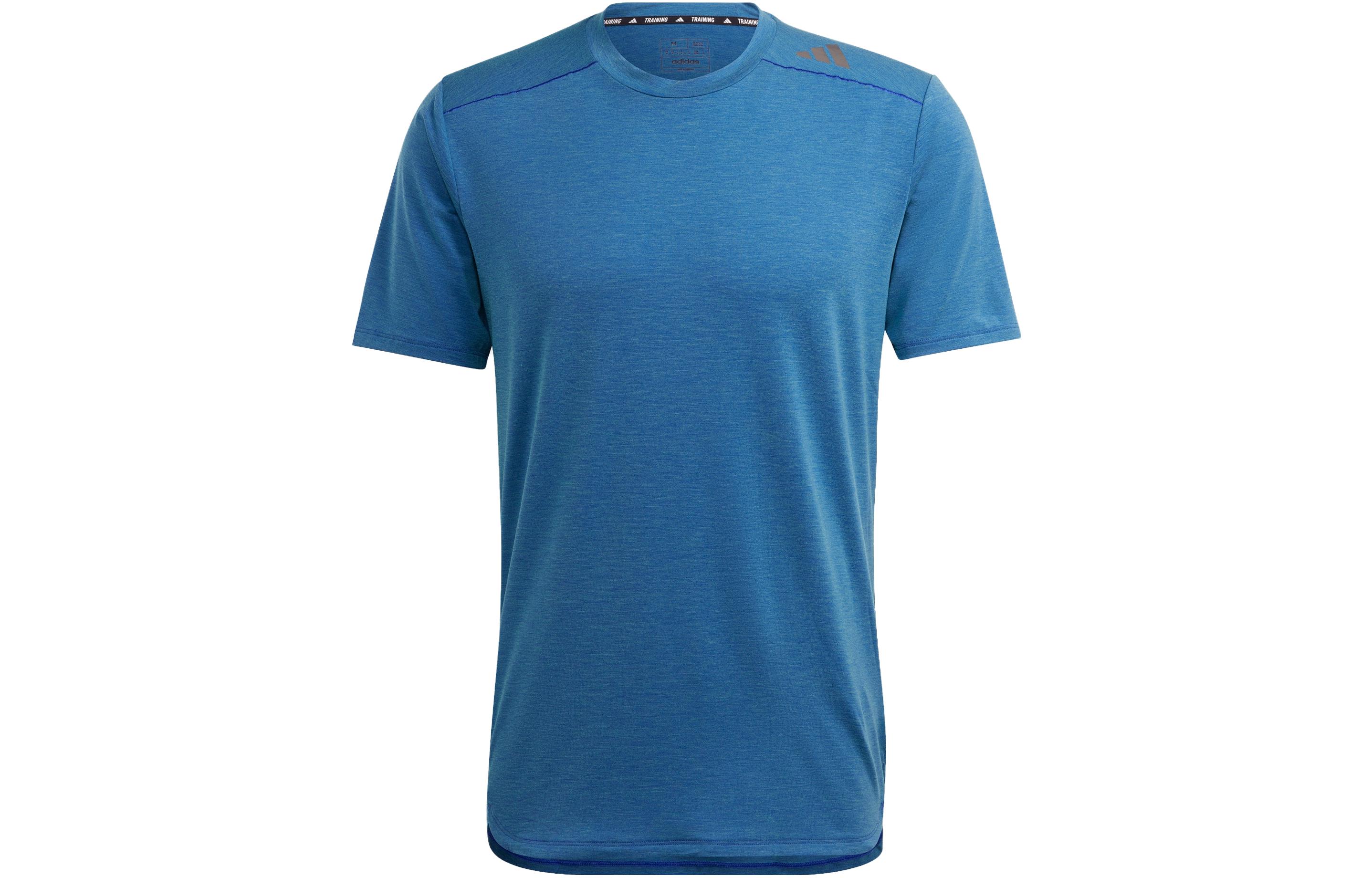 Футболка для тренировок Aeroready Hiit Color Shift Adidas, Ярко-синий — фото 2