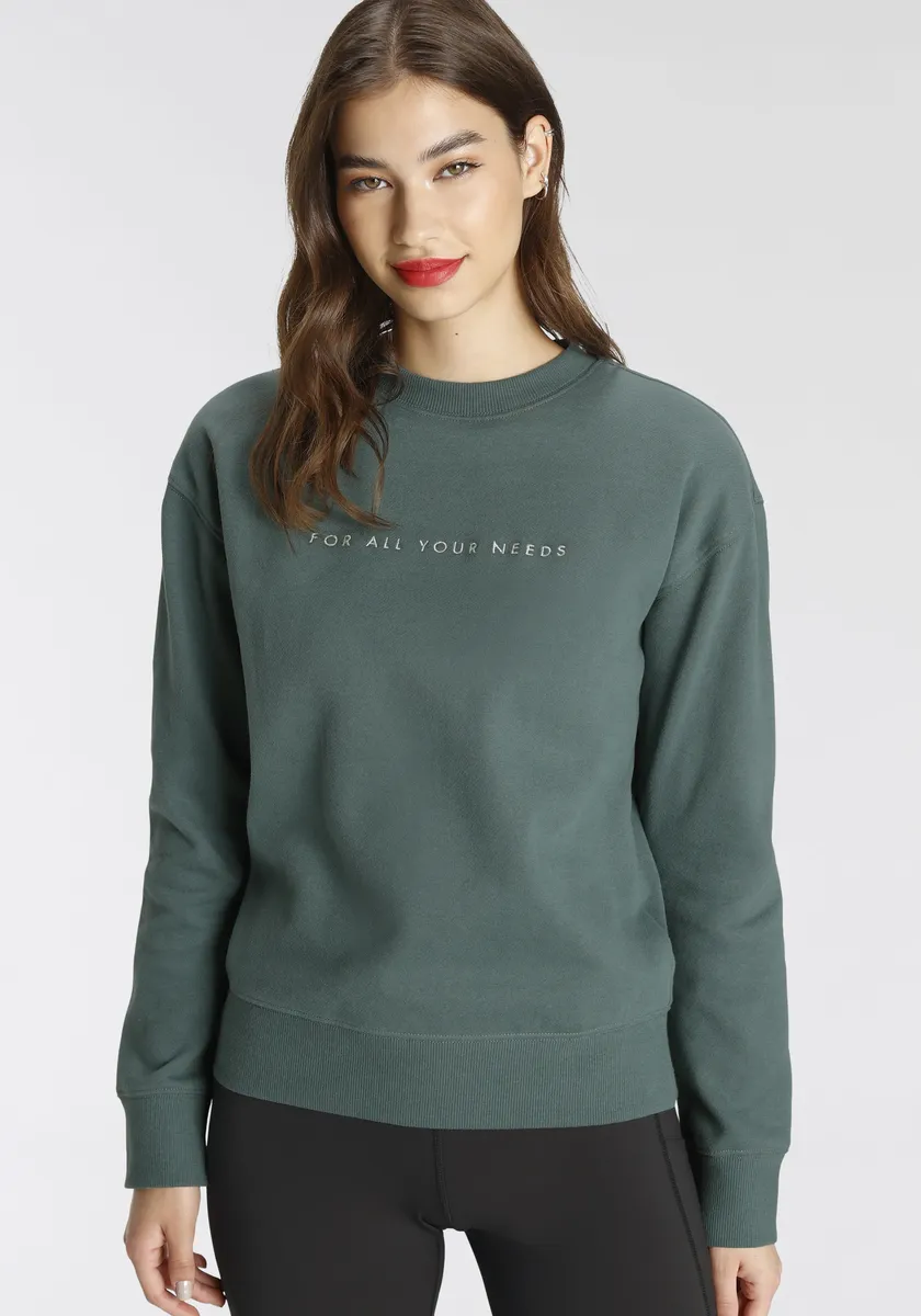 

Толстовка FAYN SPORTS "Crew Neck", с вышивкой логотипа, цвет Petrol