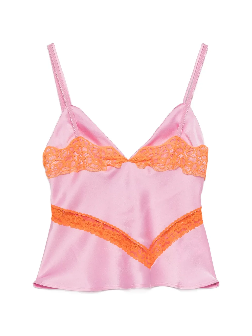 

Кружевной топ Msgm, розовый