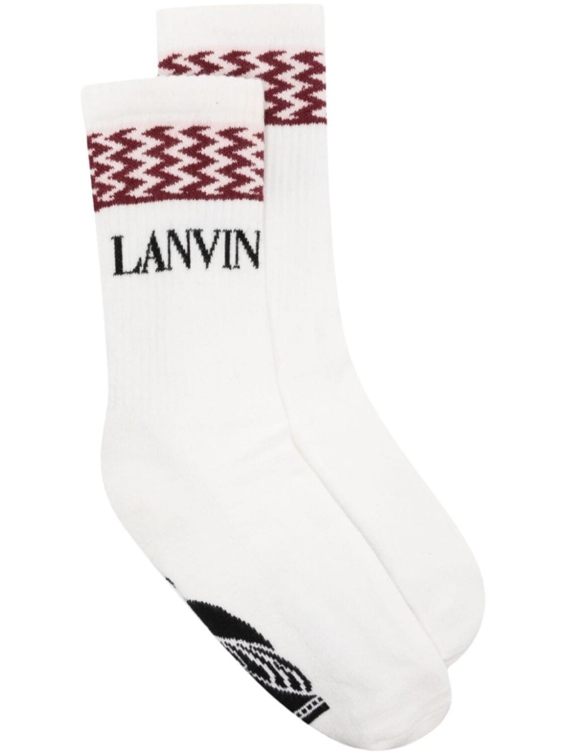 

Носки Curb с логотипом Lanvin, белый