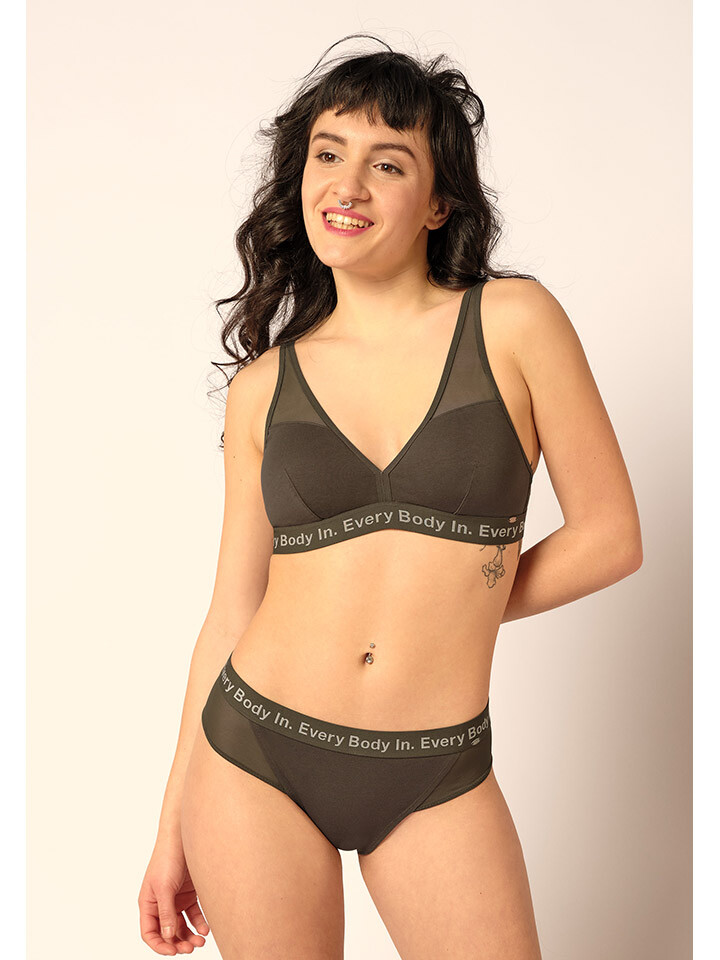 

Бюстгальтер без косточек Skiny, хаки