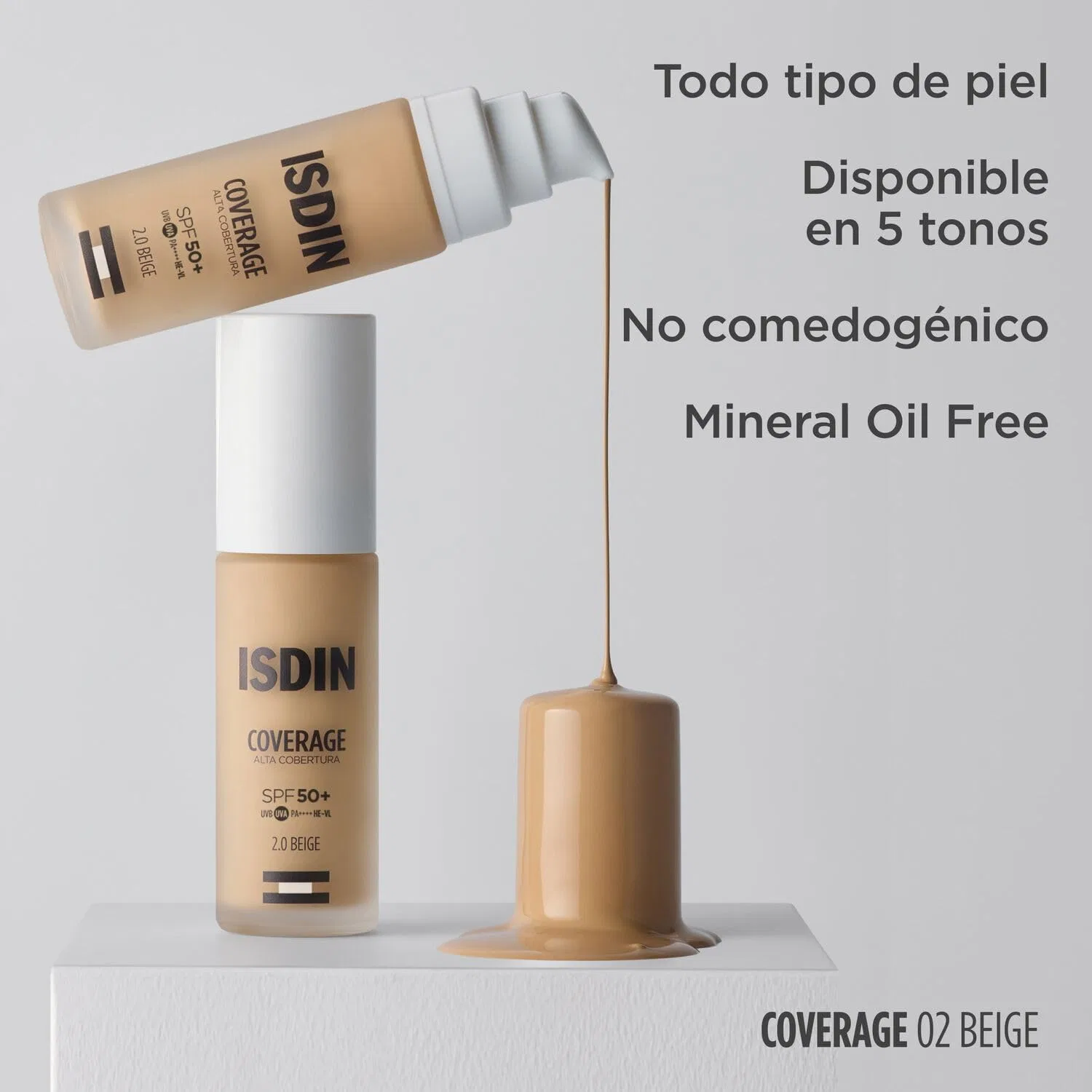 Тональный крем «Coverage 3 Sand» SPF 50+ от ISDIN, 30 г Isdin — фото 4