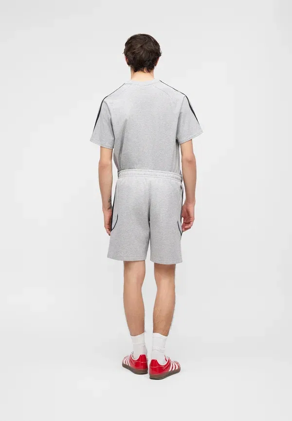 Шорты-спейсеры Adidas Originals, средне-серый меланж — фото 4