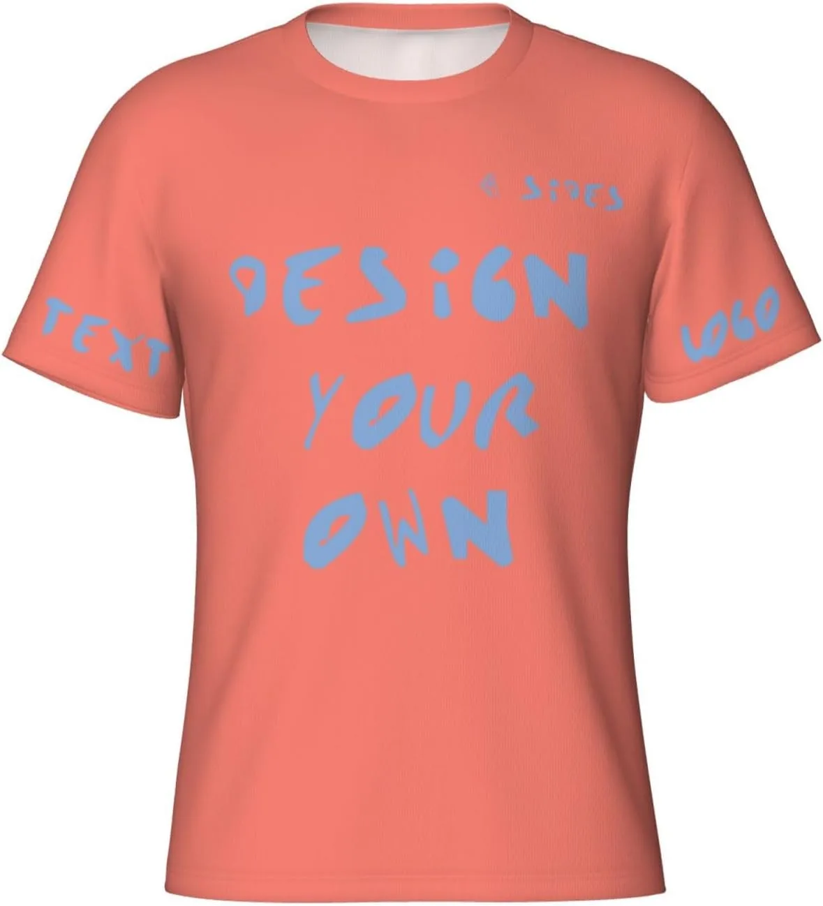 

Футболка Custom с принтом на 4 сторонах