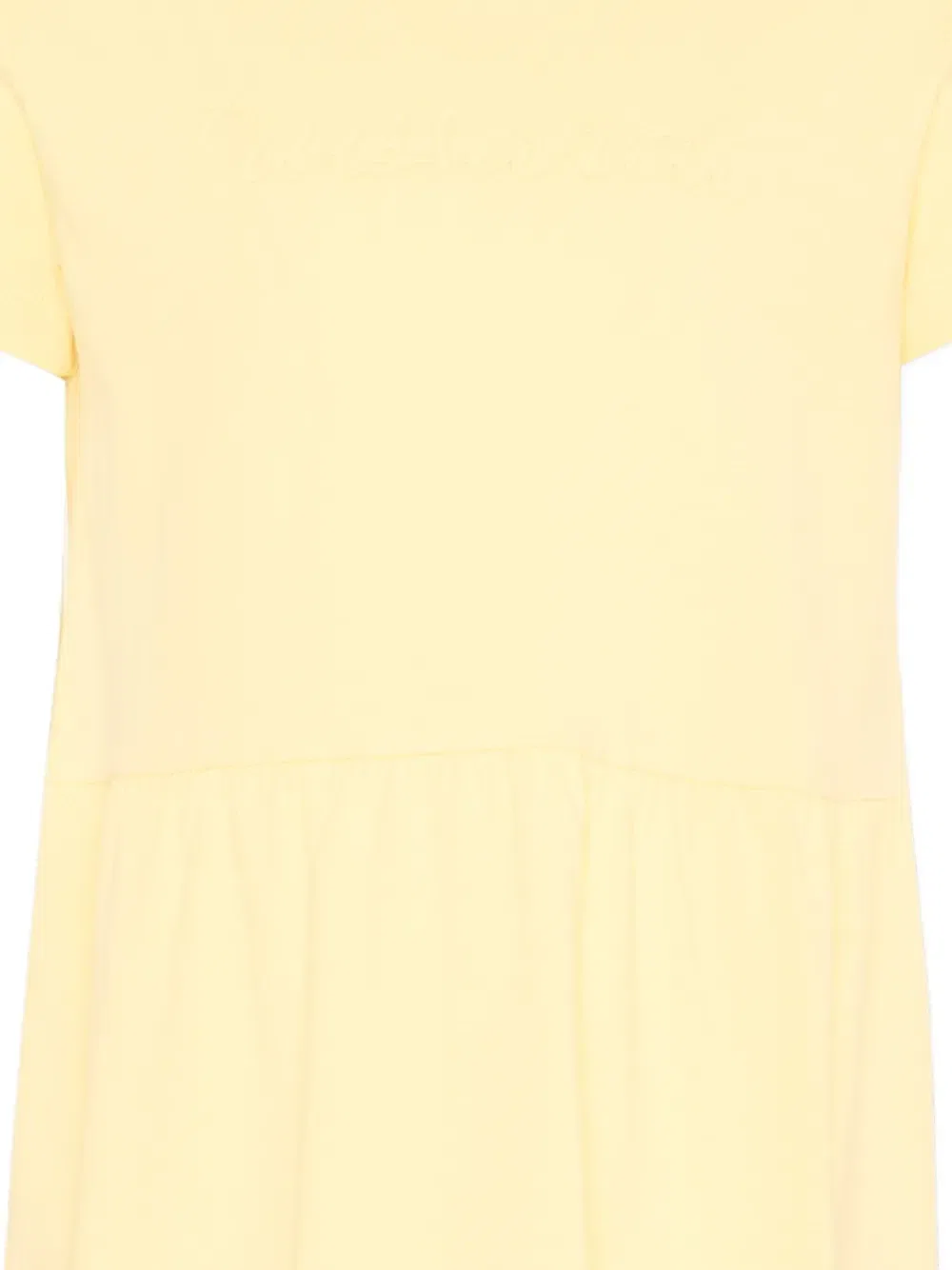 Платье с короткими рукавами Trussardi Junior, желтый — фото 3