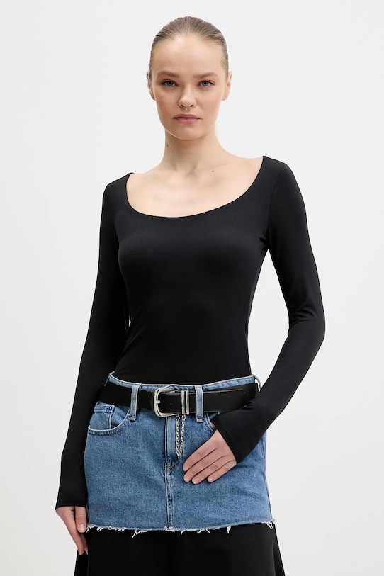 

Лонгслив Hollister Co., черный