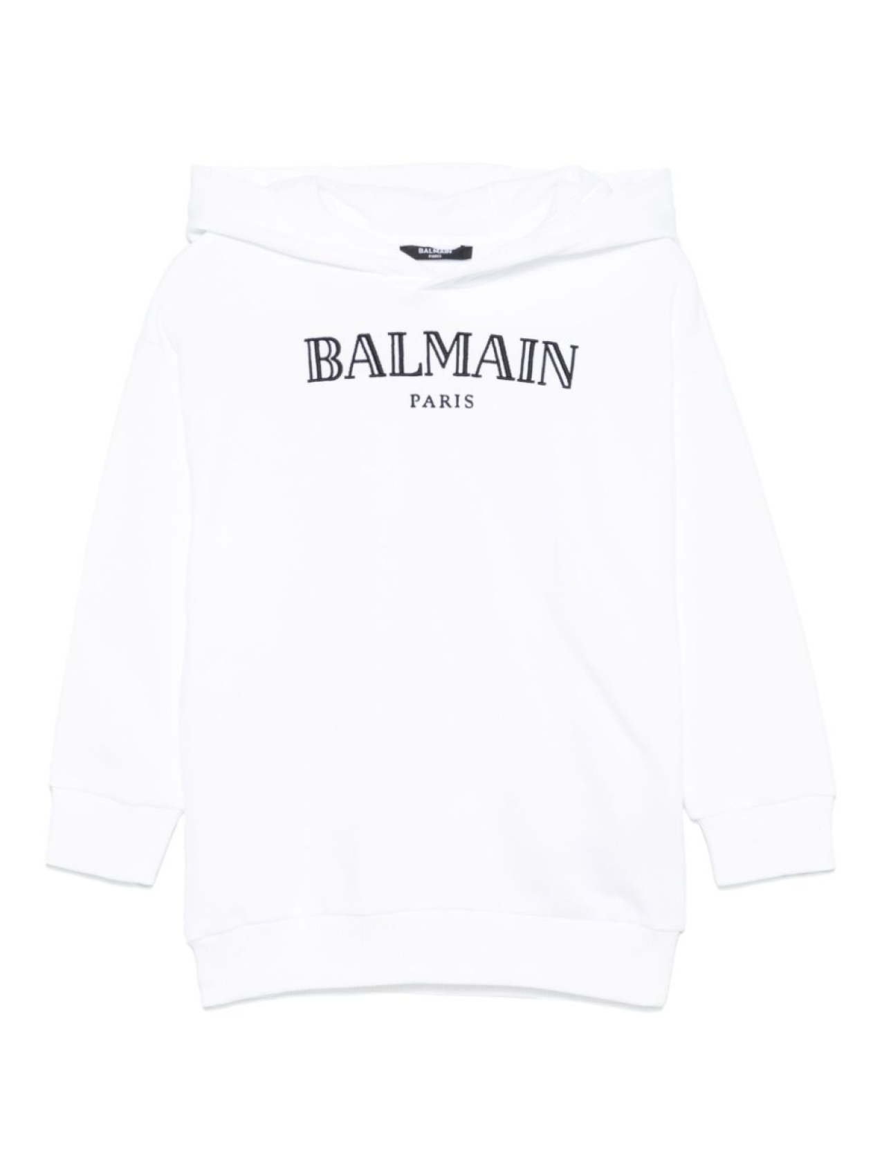 

Balmain Kids худи с вышитым логотипом, белый