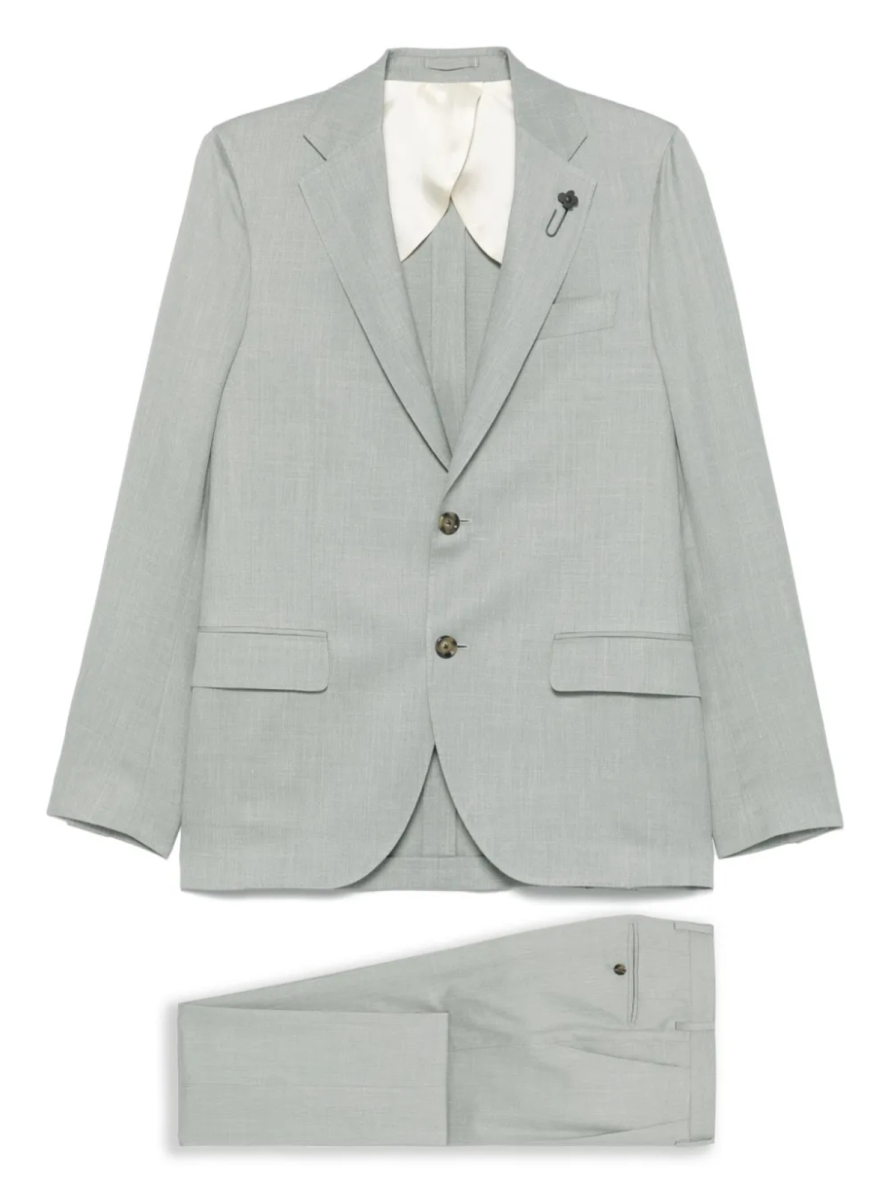 

Костюм с однобортным пиджаком Lardini, синий