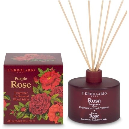 ROSA PURPUREA Аромат для бревен 200мл L'Erbolario