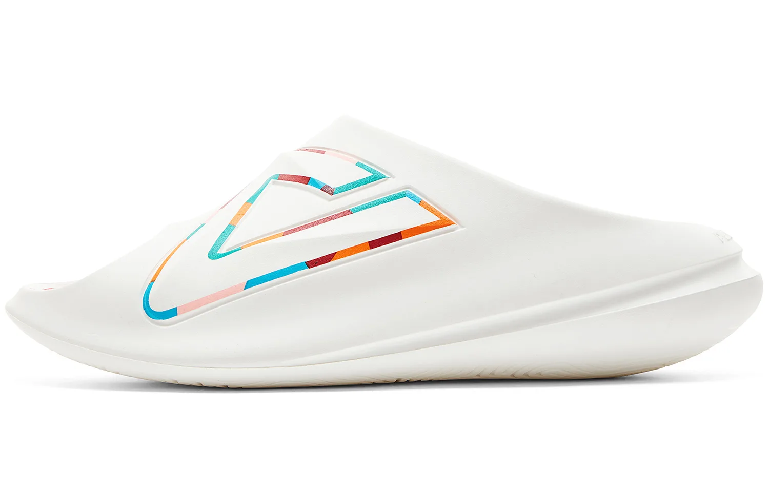 PEAK Таичи Chubby Slippers нескользящие слайдеры мужские, цвет слоновая кость/красный