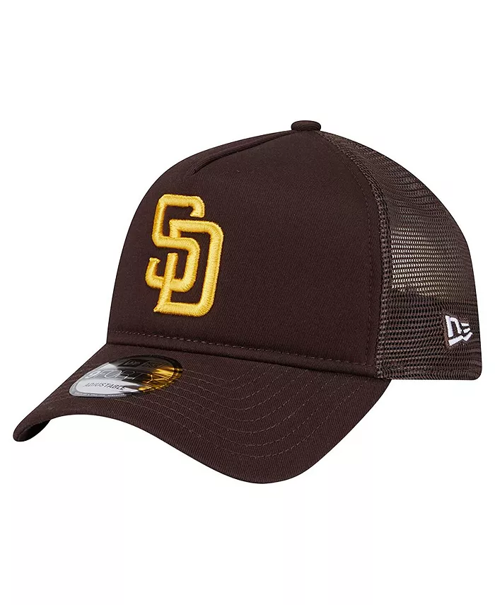 

Мужская коричневая бейсболка San Diego Padres 9FORTY A-Frame Trucker с регулируемой посадкой New Era