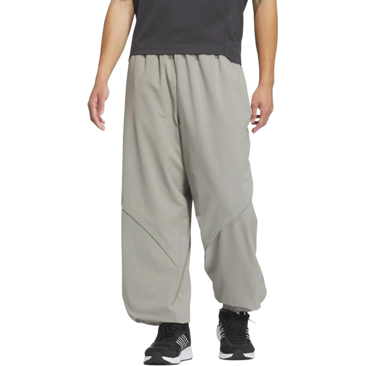 Adidas Брюки casual мужские pebble silver gray/bauxite brown — фото 4
