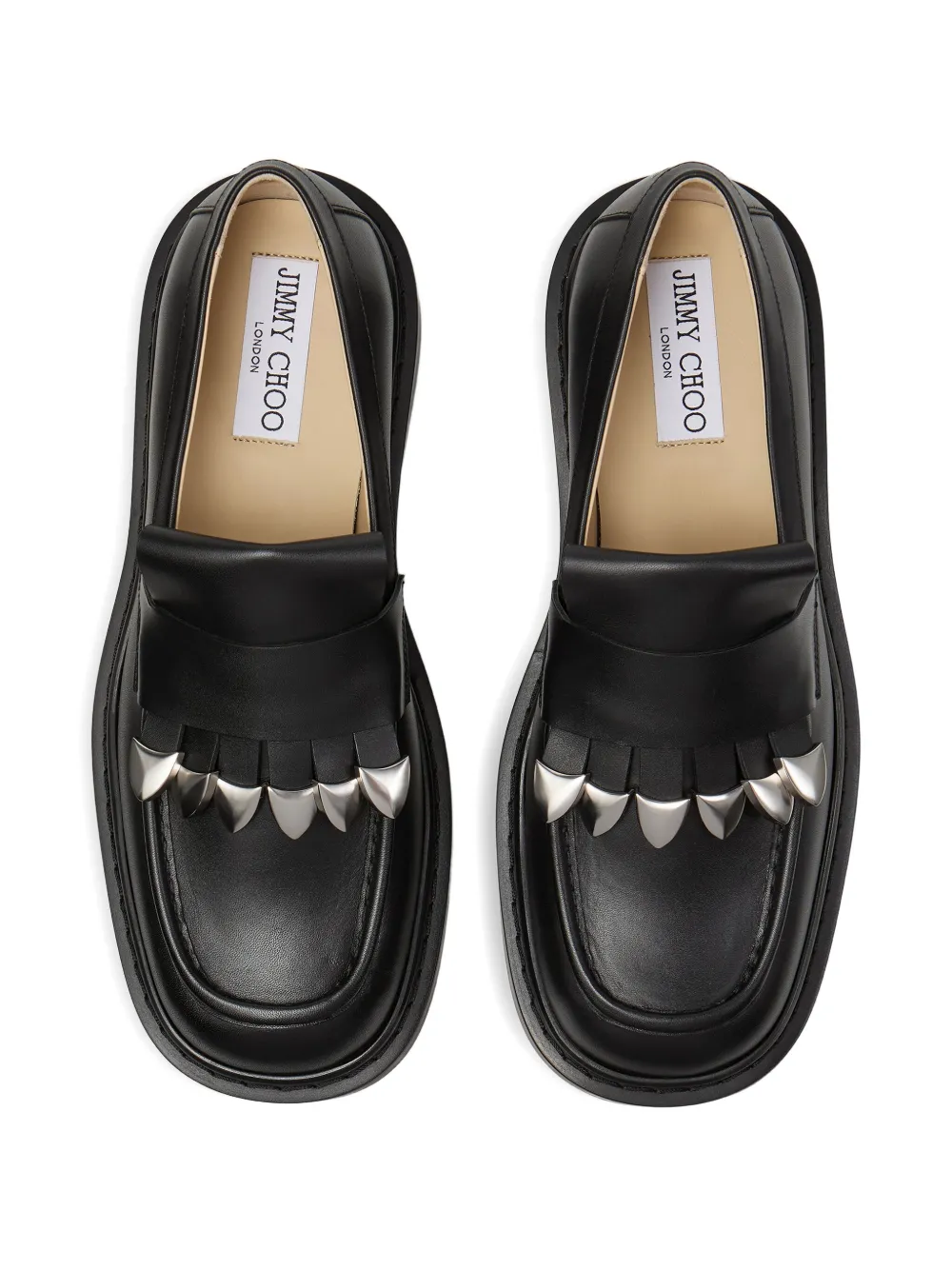 Лоферы Buff с кисточками Jimmy Choo, черный — фото 3