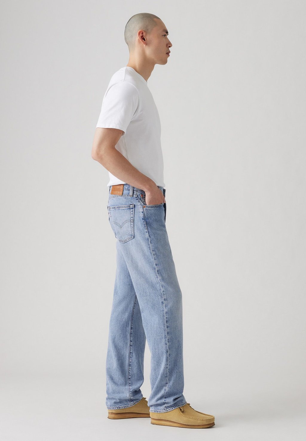 Джинсы STRAIGHT Levi's, цвет Call Me Again Ltwt Linen+ Denim — фото 4