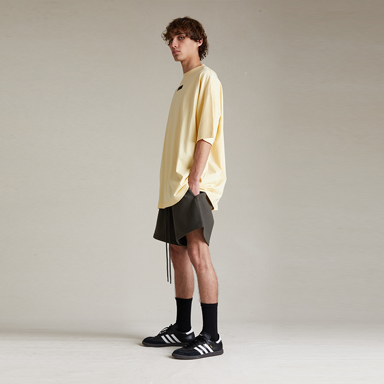 Флисовые беговые шорты Fear Of God Essentials, чернильно-черные — фото 3