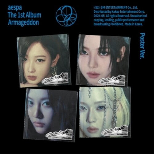 

CD диск Aespa: Armageddon - Poster Version - Random Cover - incl. Postcard, Sticker, Folded Poster, Photocard