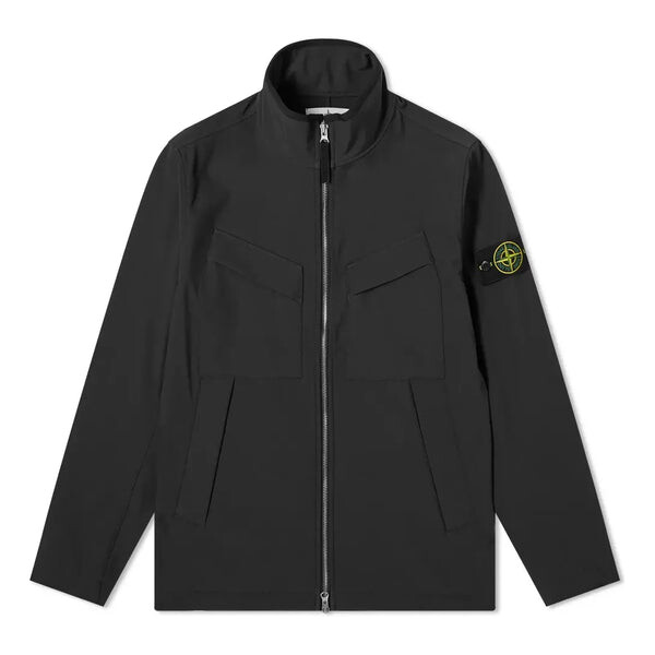 

Куртка soft shell-r jacket 'black' Stone Island, черный