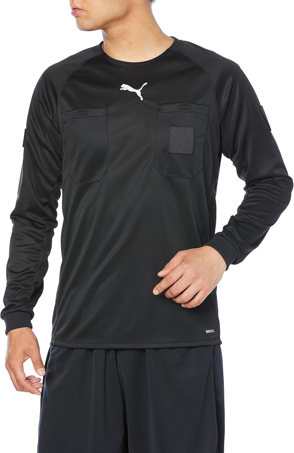 

Футболка мужская Puma 705378, судейская футболка, с длинным рукавом, черный