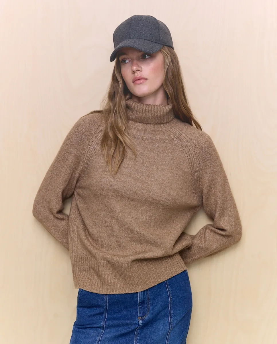 

Женский джемпер Baguilla с высоким воротником Easy Wear, песочный