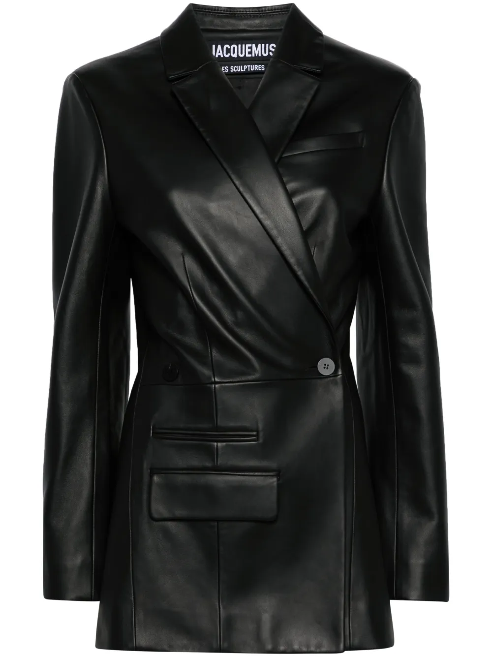 

Блейзер La Veste Tibau Cuir JACQUEMUS, черный