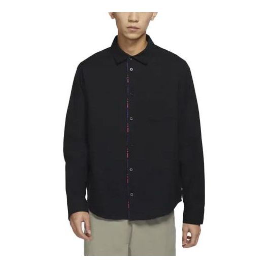 

Рубашка Nike Unisex SB Skateboard Long-Sleeved Shirt Black