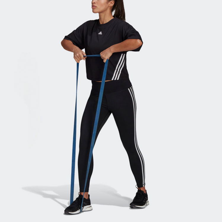 Женский черный топ Adidas — фото 4