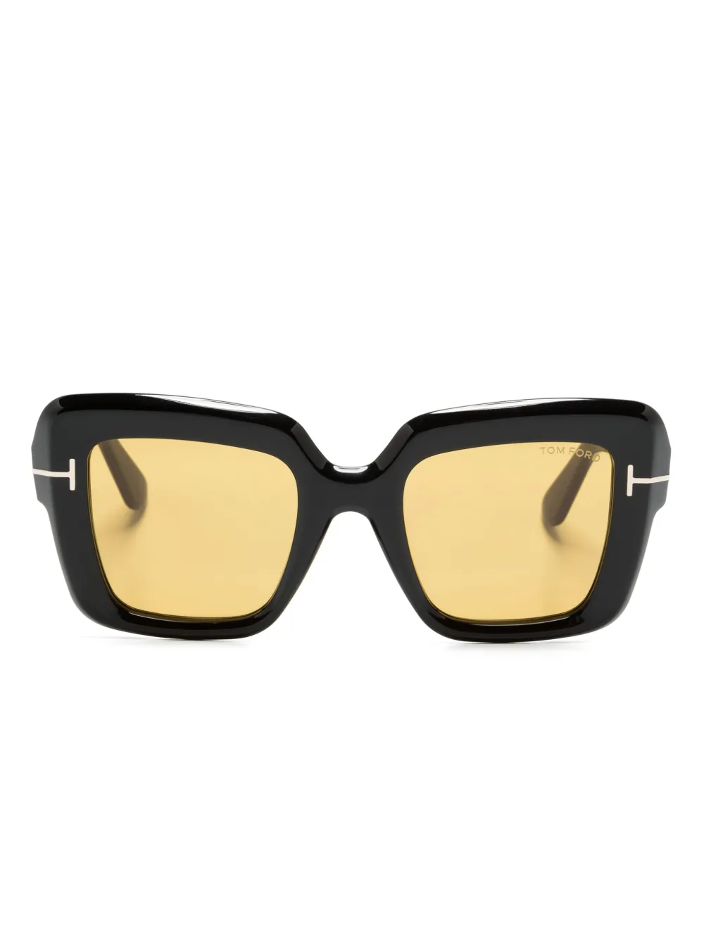 

Солнцезащитные очки в оправе 'кошачий глаз' TOM FORD Eyewear, черный