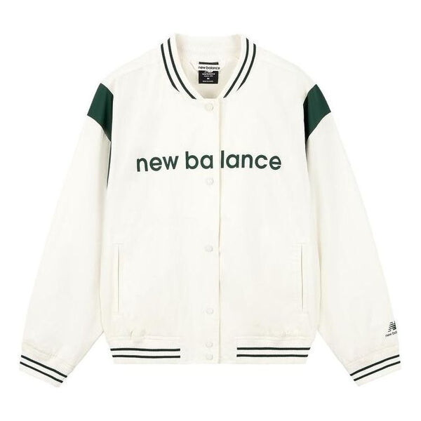 

Куртка бейсбольная куртка New Balance, белый