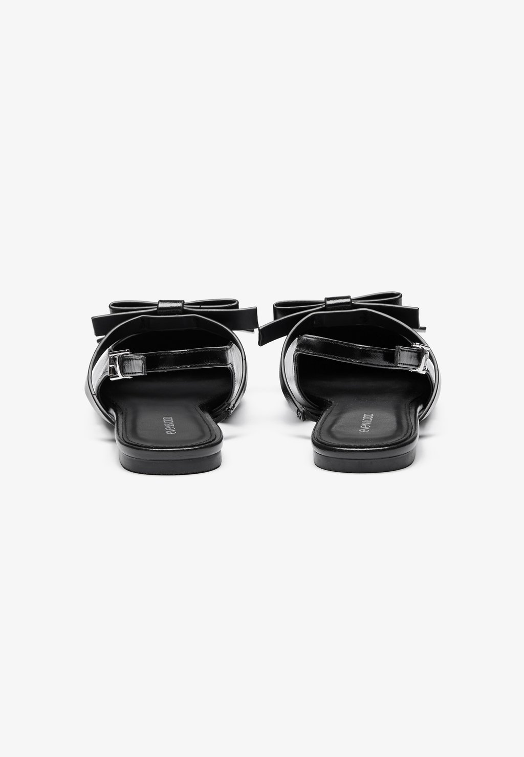 Балетки с ремешком на щиколотке Even&Odd by Zalando, черный — фото 4