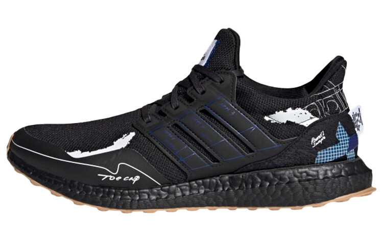 

Кроссовки ULT Running унисекс Low-top черного/белого цвета Adidas