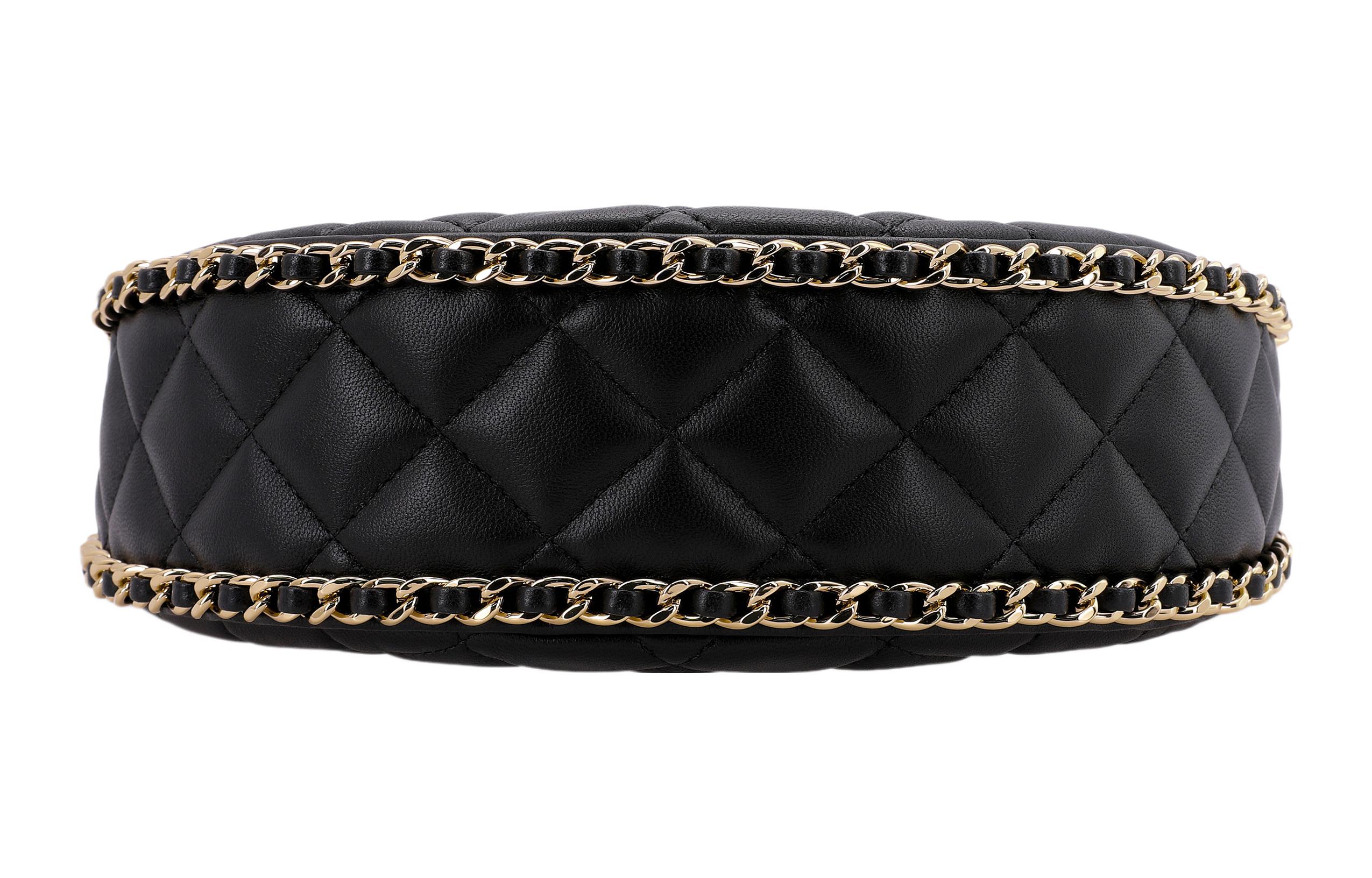 CHANEL Барашек Сумка-пельмень Сумка-торба Кроссбод сумка Женская черная плечевая сумка — фото 3