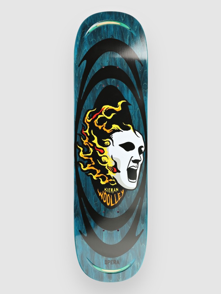 

Дека для скейтборда Opera Skateboards Kieran Woolley Screaming Mask 8.5″ Skateboard Deck, black/blue