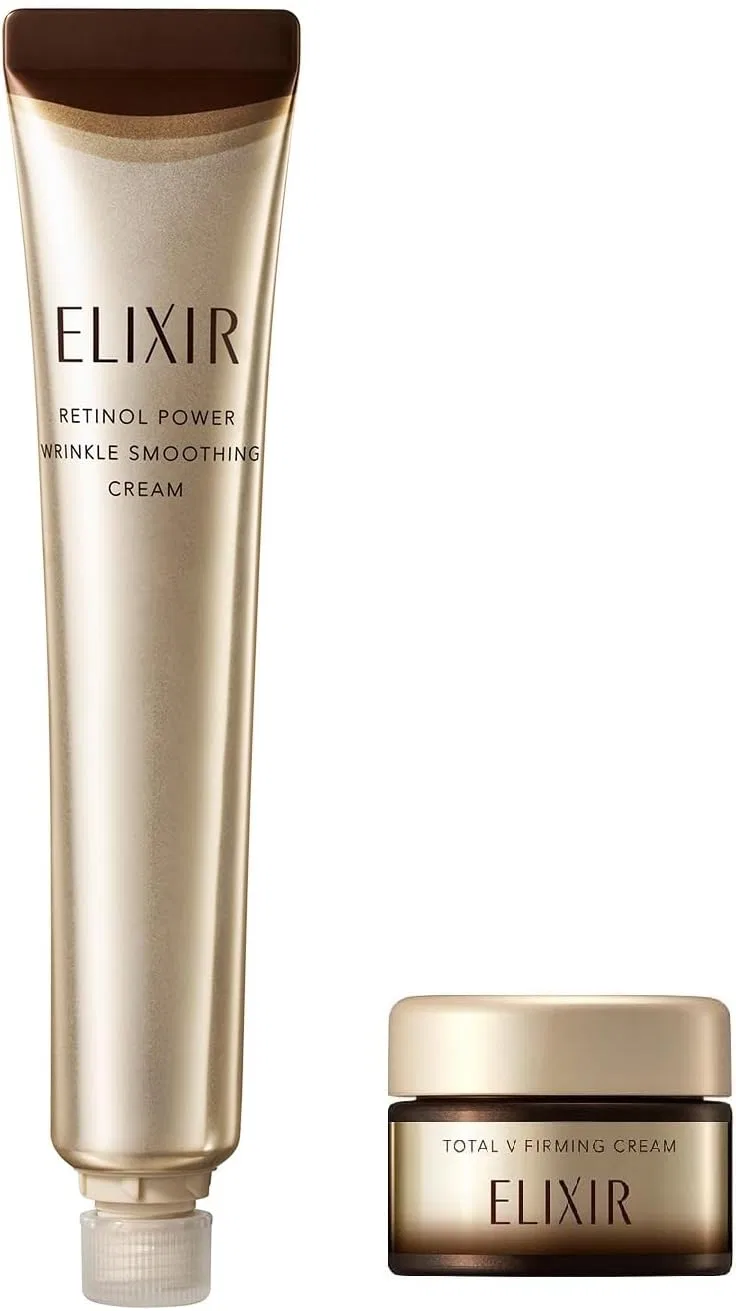 Крем для глаз с ретинолом Elixir Retinol Power Wrinkle Cream, 22 г + Total V Firming Cream 5 г, набор